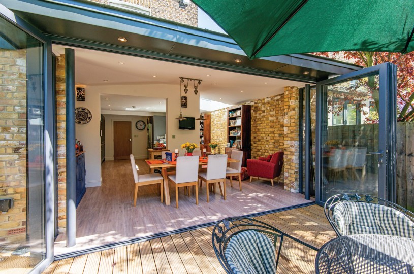 dining room from terrace