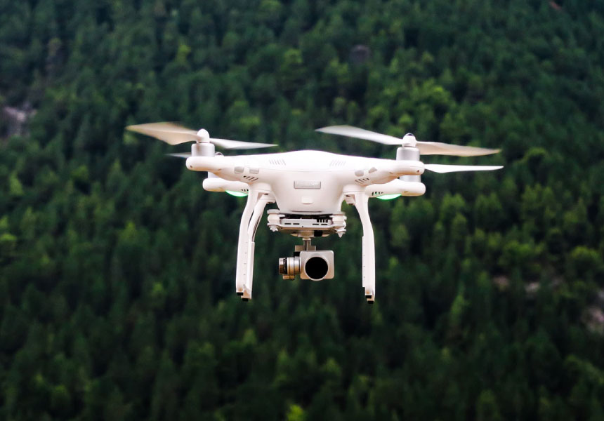 drone with a camera